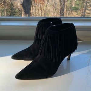 Sam Edelman Suede Booties Size 8